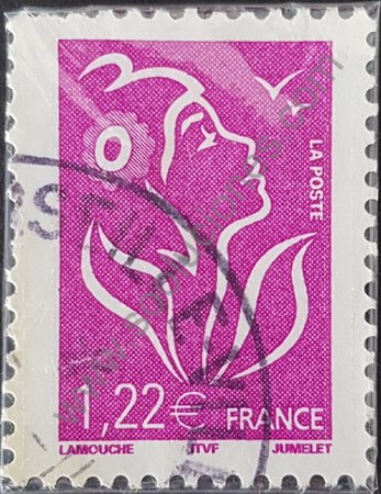 Estampilla Francia 2005 Marianne valor 1,22 euros