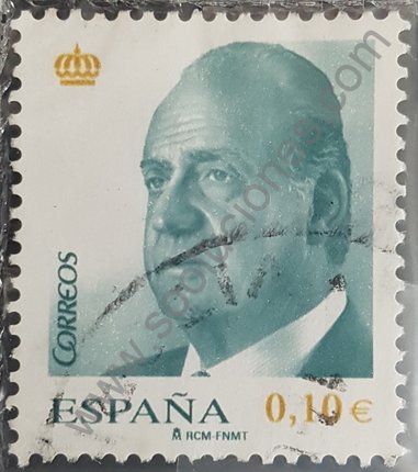 Serie básica España 2008 Rey Juan Carlos 0,10 €