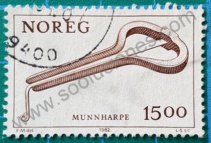 Sello de Noruega 1982 Guimbarda