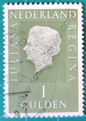 Reina Juliana – 1981 – Yvert 883 Michel 914 – 1 Gulden – Fluorescente