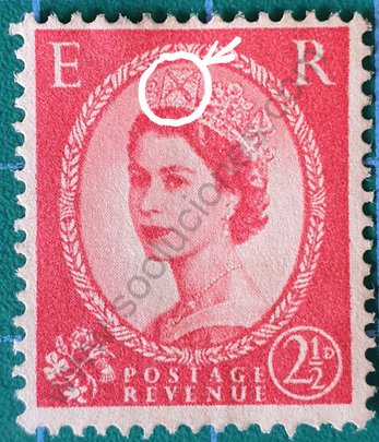 Sello 1958 Reino Unido - Elizabeth II - 2½ d