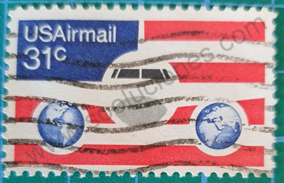 Sello Correo Aereo 1976 Estados Unidos