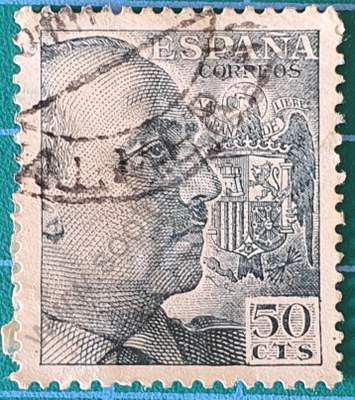 Francisco Franco 50cts 1949 - Sello España