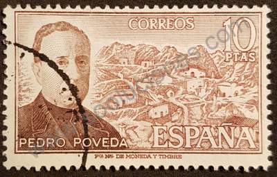 Pedro Poveda 10Pta - Sello España 1974