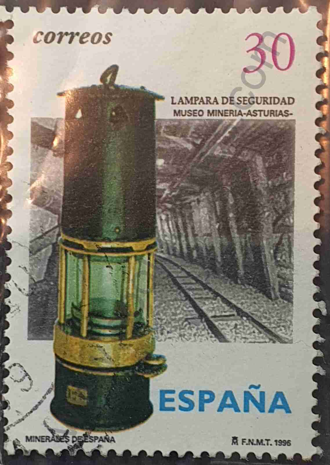 Minería, Minerales, Prevención de riesgos laborales, Sellos España, Spain Stamps