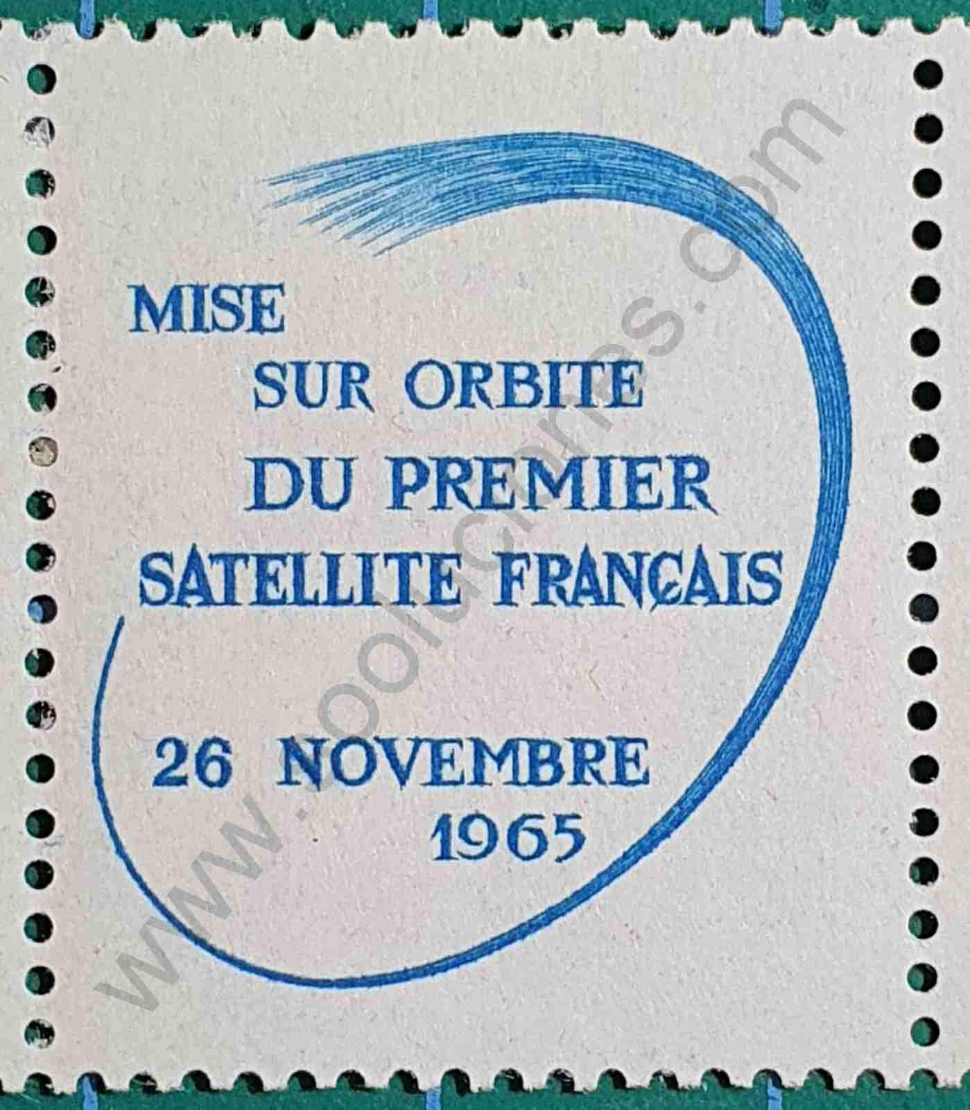 Unión sellos 1er satelite - Francia 1965