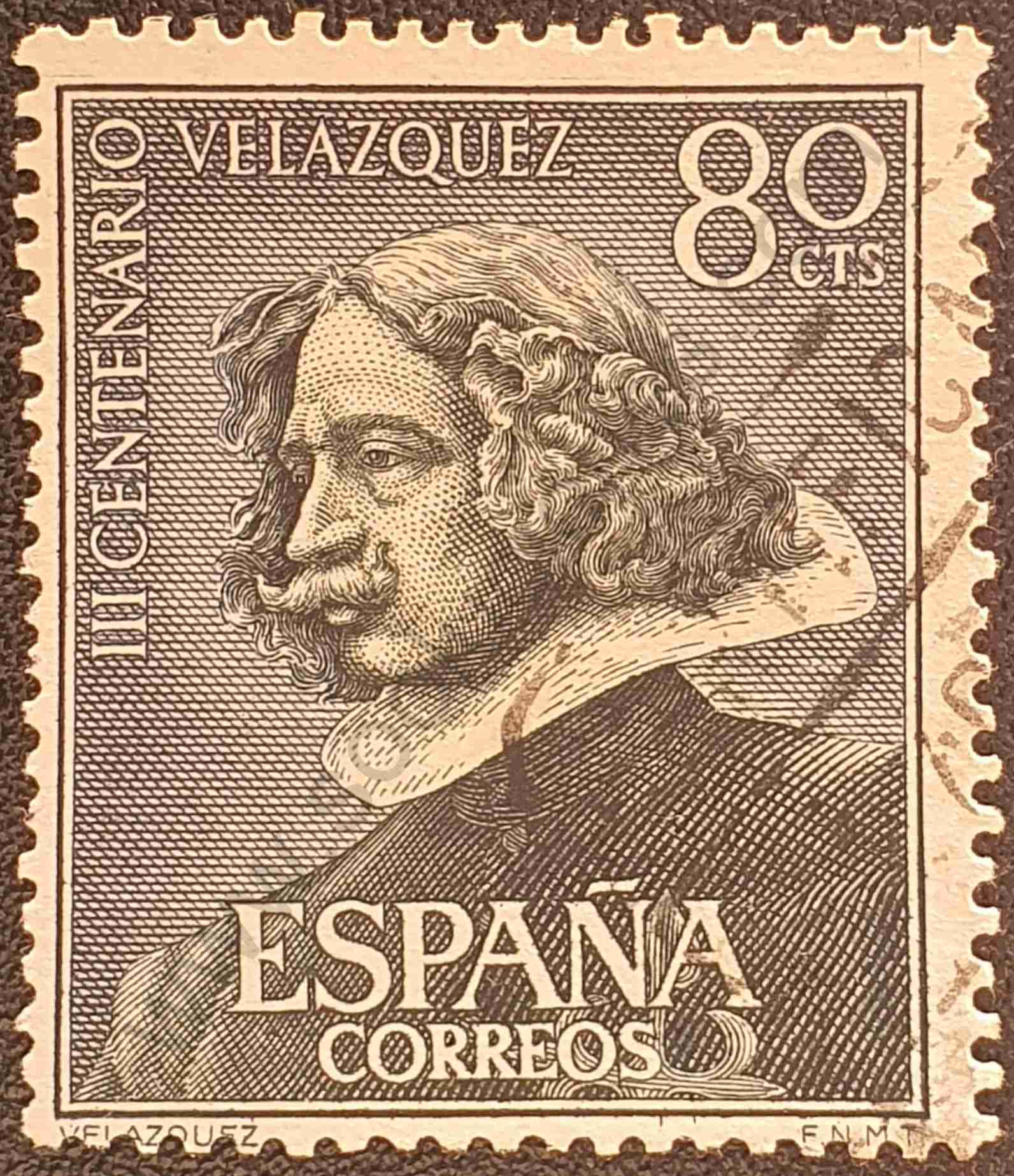 Escultura a Velázquez - Sello España 1961