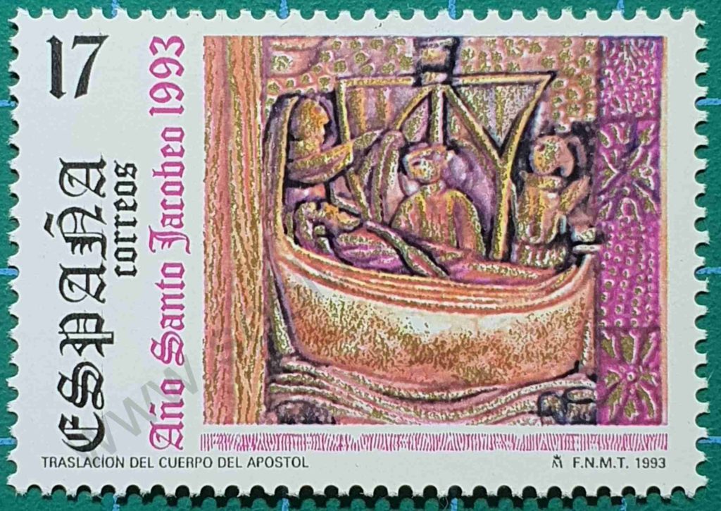 Traslación del cuerpo de Santiago desde Palestina hasta Galicia - España 1993