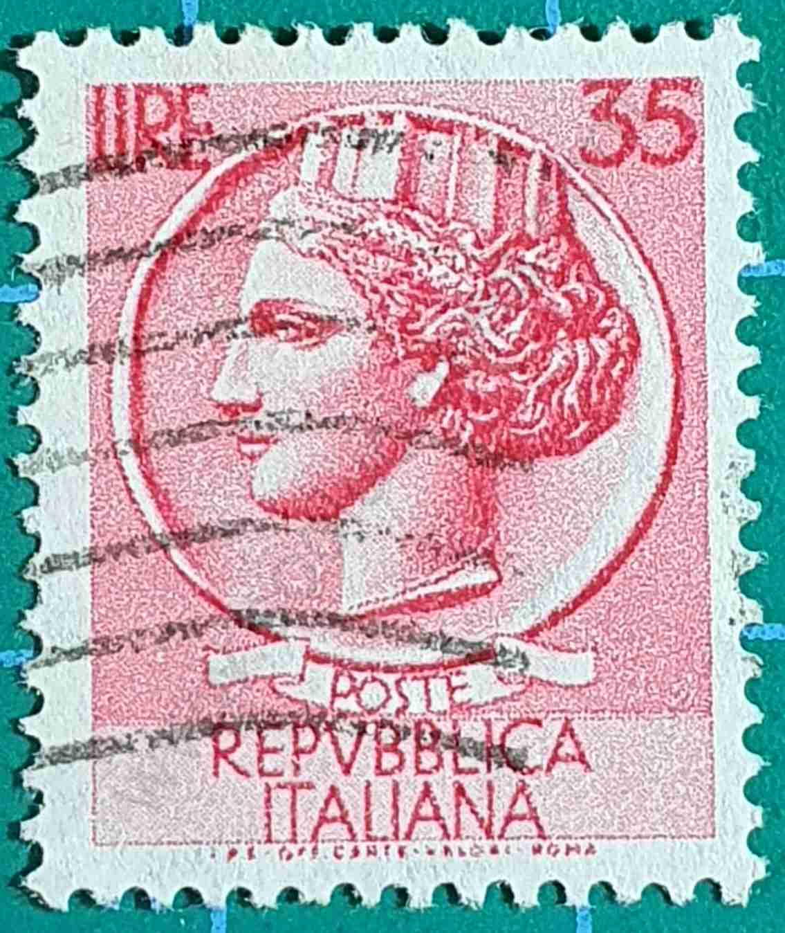 Moneda Siracusa 35L - Sello Italia 1955