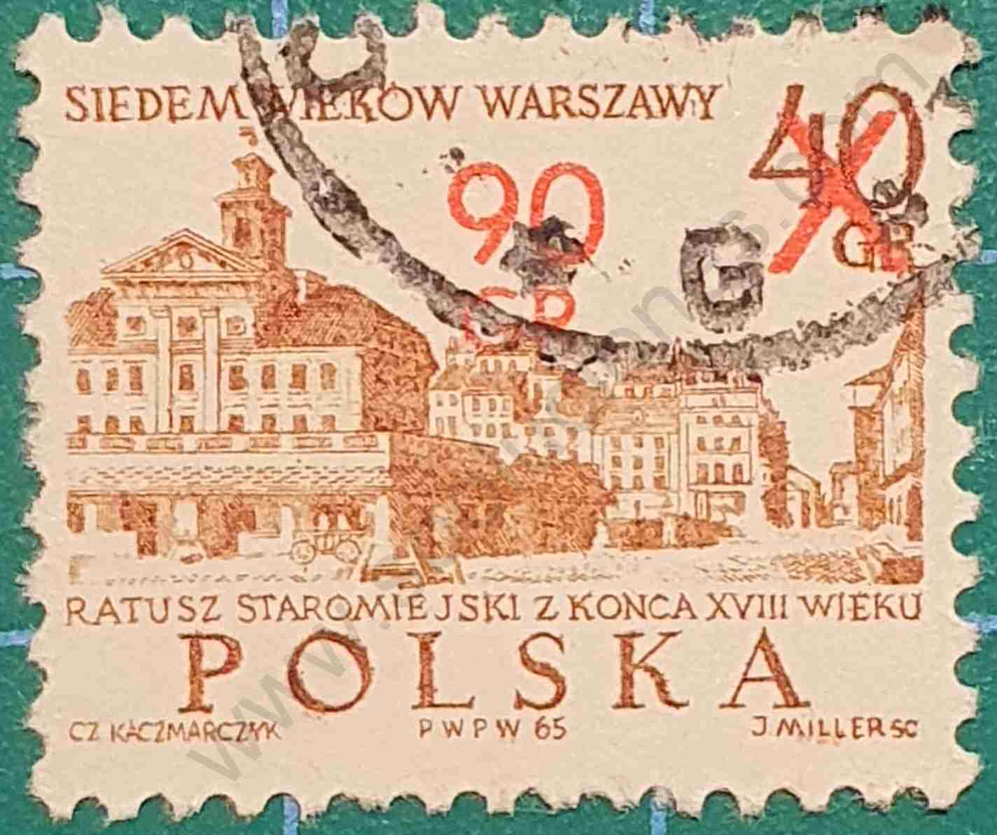 Ayuntamiento siglo XVIII - Polonia 1972