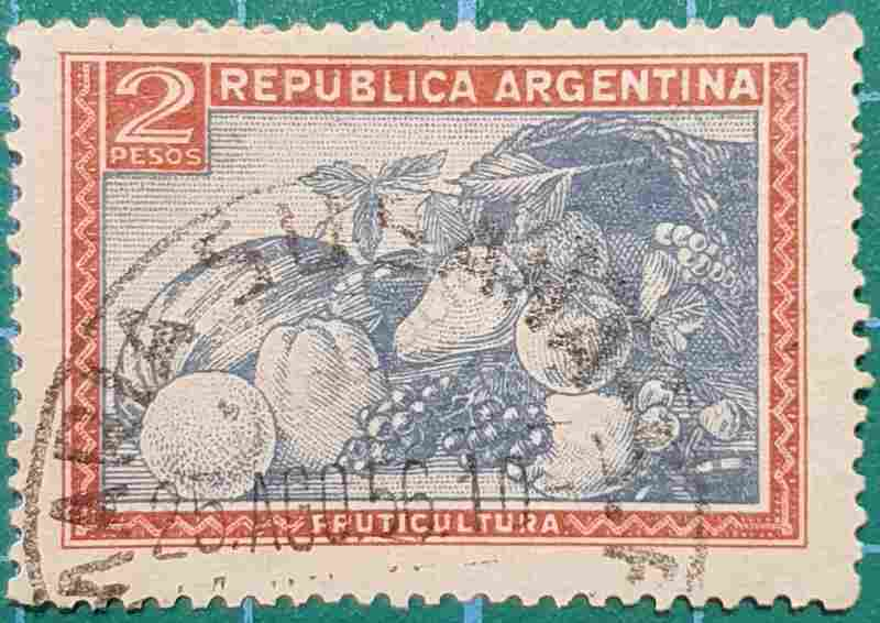 Fruticultura 2PESOS - Argentina 1949